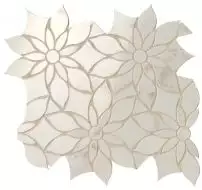 fQKW Мозаика Calacatta Delicato Daisy Mosaico 29x31.9