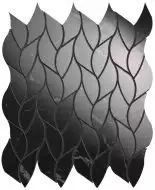 fQMS Мозаика Nero Elegante Leaves Mosaico 25.9x30.9