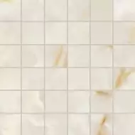 fRZV Мозаика Gemme Bianco Macromosaico Brillante 30x30