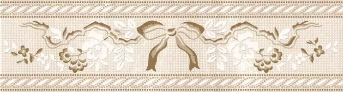 Бордюр 767 Плитка DIANA бантик 8х29.5