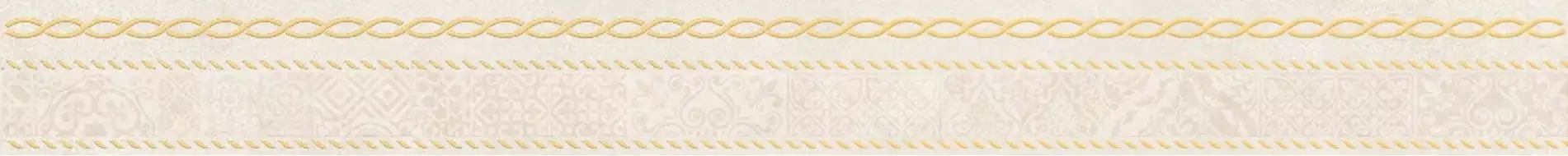 Бордюр Alabama узор бежевый 6х60