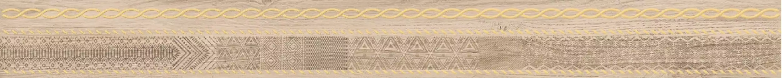 Бордюр Amber бежевый 6х60