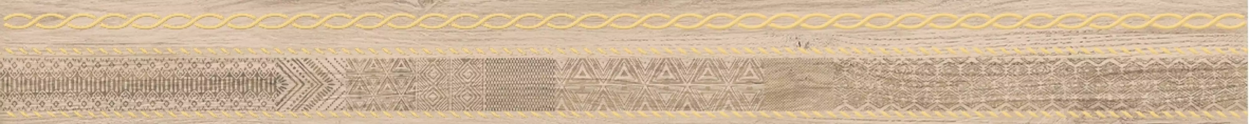 Бордюр Amber бежевый 6х60