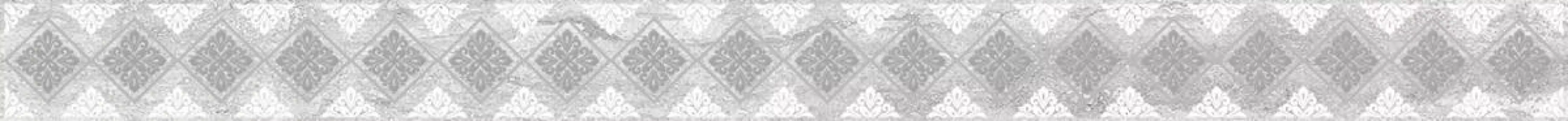 Бордюр Glossy серый 6,3х60