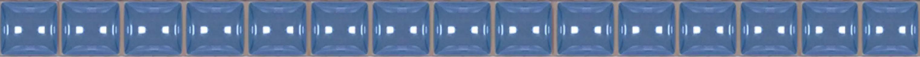Бордюр Stripes бусинка синий 1,3х20