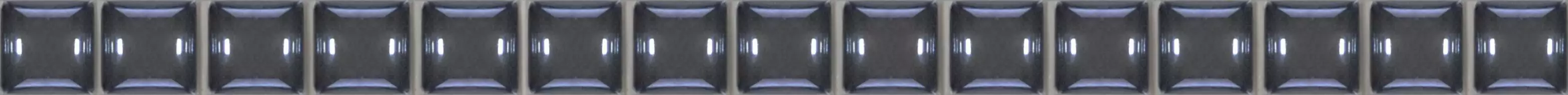 Бордюр Stripes бусинка черный 1,3х20
