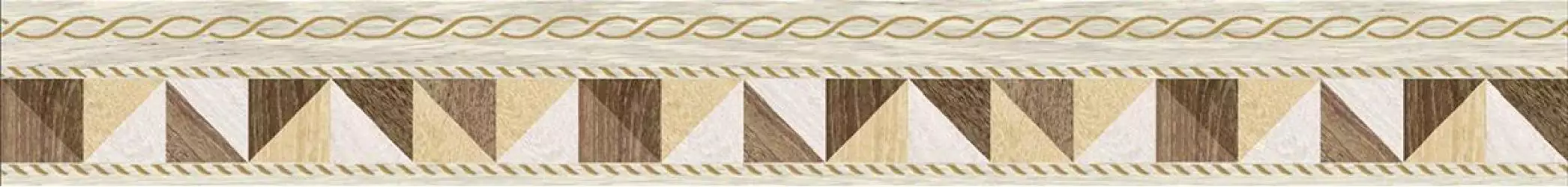 Бордюр Village бежевый микс 6х50