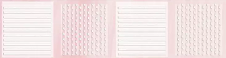 Бордюр Агата B Розовый 6,5х25