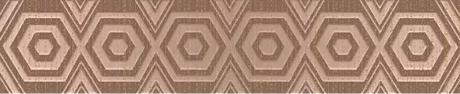 Бордюр Фернс коричневый 6x30