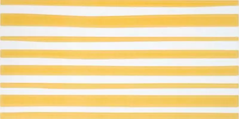 Декор AGATHA 1 LINEAS AMARILLO 25x50