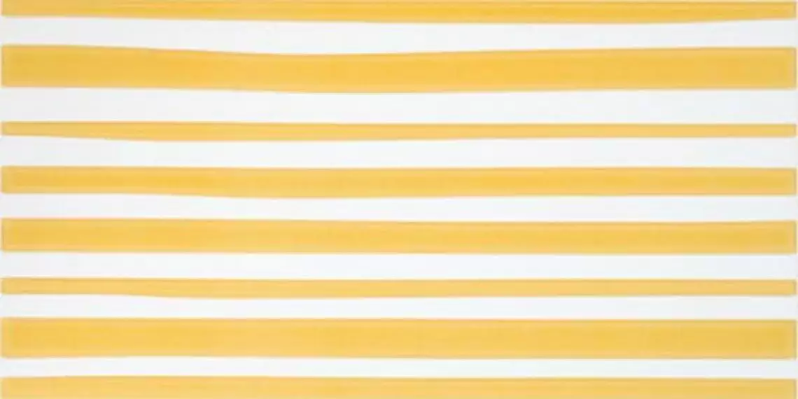 Декор AGATHA 1 LINEAS AMARILLO 25x50