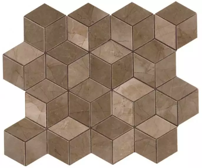 Декор Delux Bronze Tessere Rombi 26х28