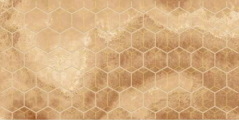 Декор Prime оранжевый 25х50