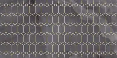 Декор Prime чёрный 25х50