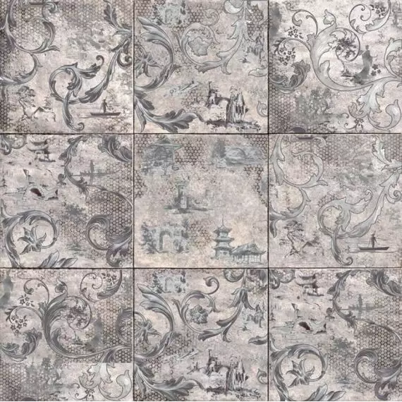 Декор SINGAPUR GREY 20*20