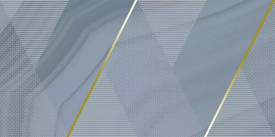 Декор Space синий 25х50