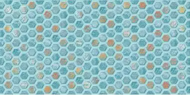Декор Анкона D бирюзовая 30х60
