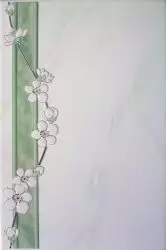 Декор София зеленый 20х30