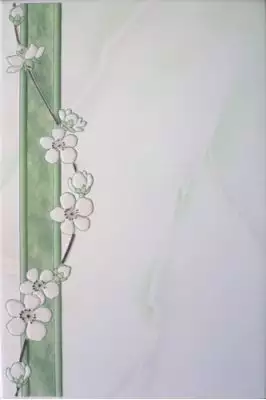 Декор София зеленый 20х30
