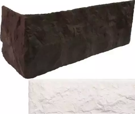 Искусственный камень 1-00-00 Доломит Угловой элемент 23,3x13.2x13.2