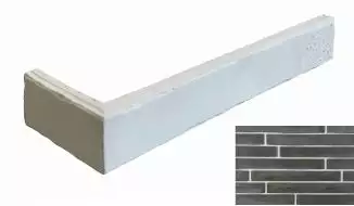 Искусственный камень 1-42-00 Ригельный кирпич Угловой