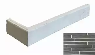 Искусственный камень 1-42-10 Ригельный кирпич Угловой