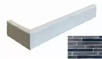 Искусственный камень Mix Ригельный кирпич Угловой