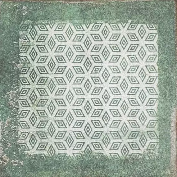 Керамогранит TOSCANA MATT GREEN DECO 20X20