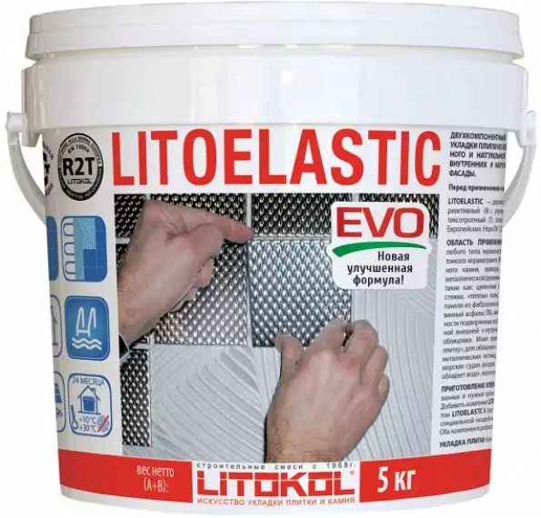 Клей 484140002 LITOELASTIC EVO A+B 5кг