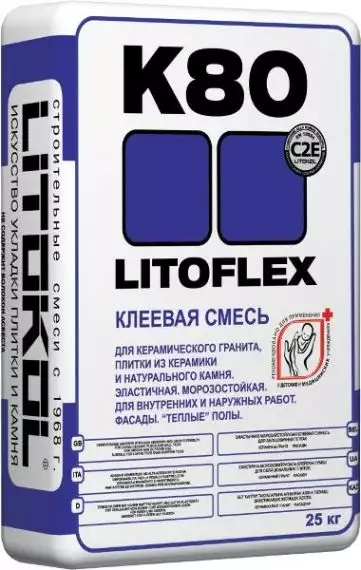 Клей K80 LitoFlex 25 кг