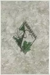 Менуэт декор зеленый 20x30