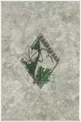 Менуэт декор зеленый 20x30