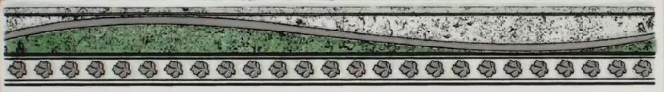 Менуэт зеленый 20x2.8