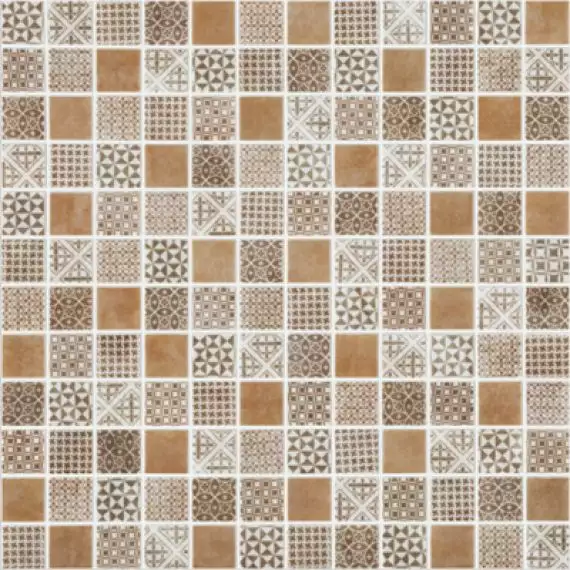 Мозаика Born Brown 31.5x31.5 (на сетке)