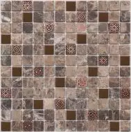 Мозаика K 716 камень метал (298*298)14