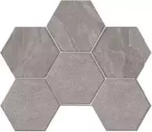 Мозаика LN02/TE02 Luna Hexagon неполированная 25x28.5