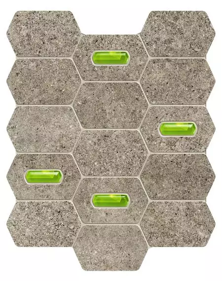 Мозаика MS-01-161-0298-0250-1-015 Lemon Stone grey 29,8x25