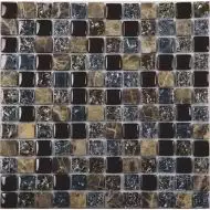 Мозаика No-191A камень стекло (23*23*8) 298*298