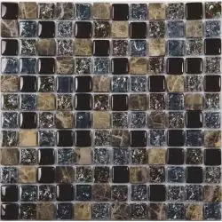 Мозаика No-191A камень стекло (23*23*8) 298*298