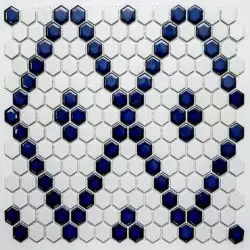 Мозаика PS2326-43 Porcelain 2.3x2.6 30.6x35