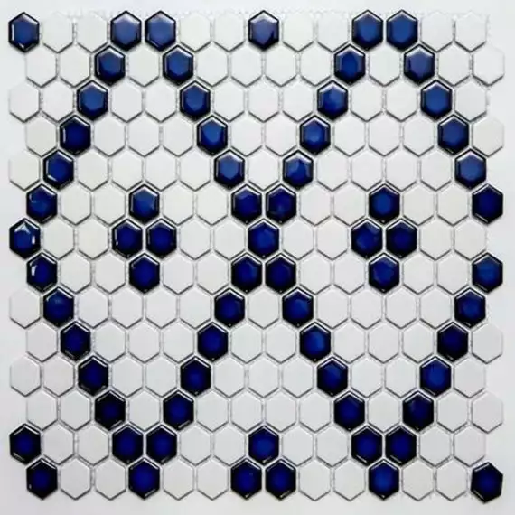 Мозаика PS2326-43 Porcelain 2.3x2.6 30.6x35