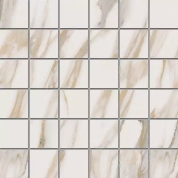 Мозаика RM01 Miramare White неполированный (5х5) 30x30