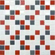 Мозаика S-455 стекло (25х25х4) 300*300