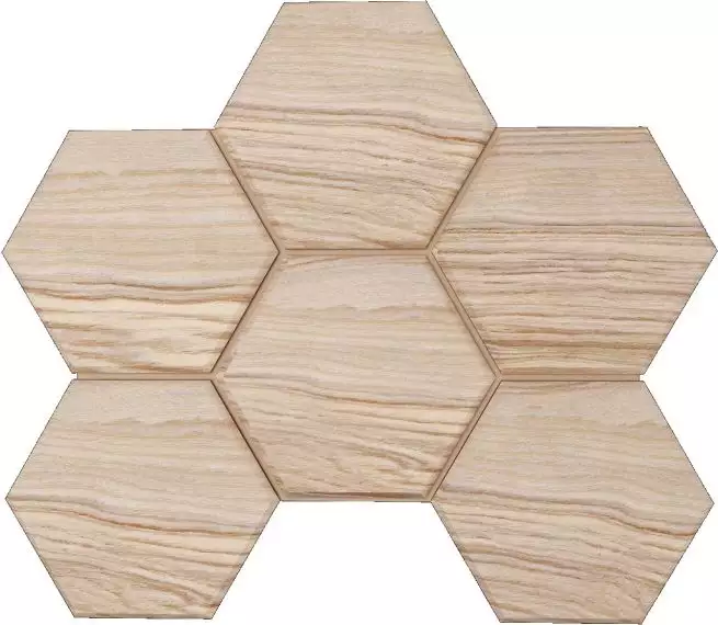 Мозаика SI03 Selection Hexagon неполированная 25x28.5x1.0