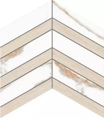 Мозаика SM03/SI03 Supreme Chevron неполированная 37.5x29x1.0
