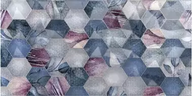 Ницца цветы рельеф 25х50