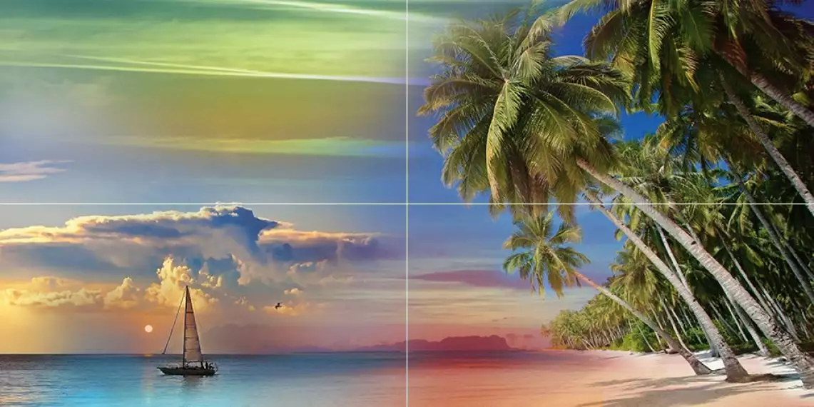 Панно Tropical Night P4D290 80х40