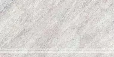 Ступень Кварцит 7 светло-серый 7mm 30х60