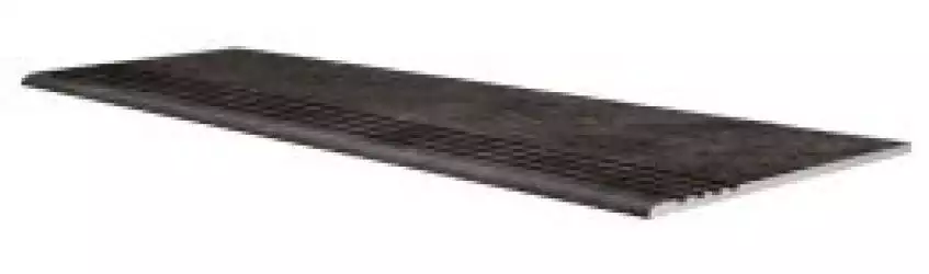 Ступень стандарт Королевская дорога черный обрезной 29.6x119.5