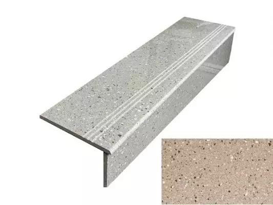Ступень фронтальная Terazzo Peach 30x120
